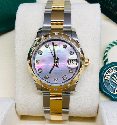 Rolex Datejust Mother Of Pearl Diamond Dial 31mm