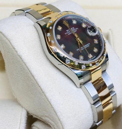 Rolex Datejust Mother Of Pearl Diamond Dial 31mm
