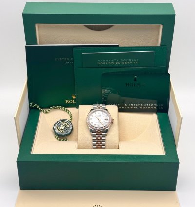 Rolex Datejust New 2024 Diamond Bezel Mother Of Pearl Diamond Datejust 31mm 278381rbr