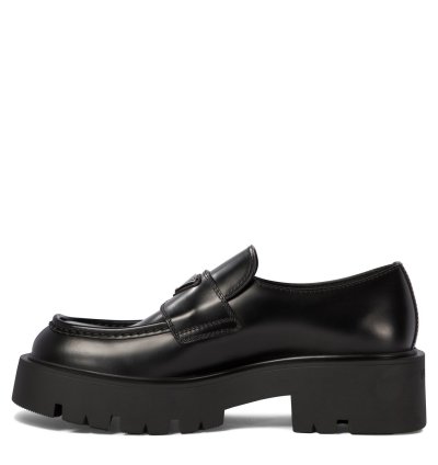 Prada Brushed Leather Loafers Size Uk 9 5