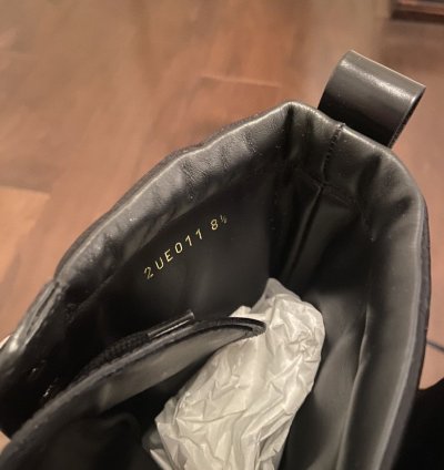 Prada Brushed Rois Leather Nylon Boots 9 5 Us