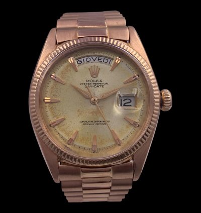 Rolex Day-date 36 36mm Ref 1803 Year 1961 Full Set Like New With Expertise Rose Gold