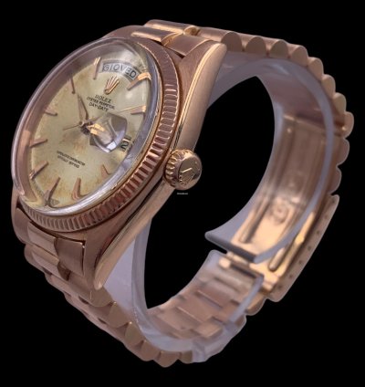 Rolex Day-date 36 36mm Ref 1803 Year 1961 Full Set Like New With Expertise Rose Gold