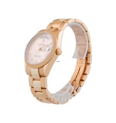 Rolex Day-date 36 36mm Rose Gold Roman Dial Unworn Box
