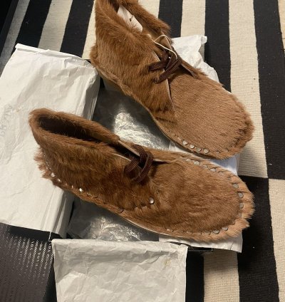 Prada Calf-hair Chukka Boots