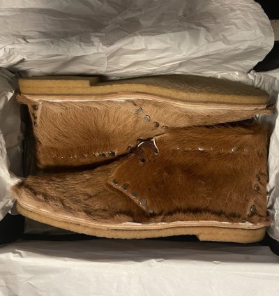 Prada Calf-hair Chukka Boots
