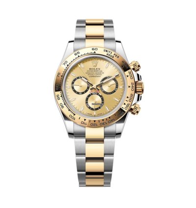 Rolex Daytona 2025 New Daytona Yellow Gold Two Tone Golden Champagne Dial