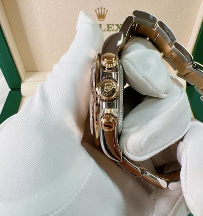 Rolex Daytona 2025 New Daytona Yellow Gold Two Tone Golden Champagne Dial