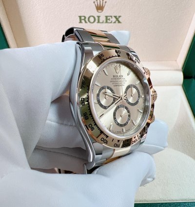 Rolex Daytona 2025 New Daytona Yellow Gold Two Tone Golden Champagne Dial