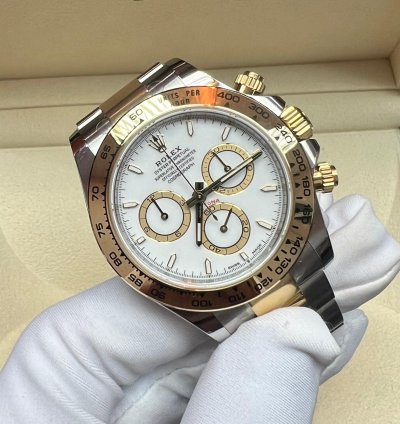 Rolex Daytona 2025 New Daytona Yellow Gold Two Tone White