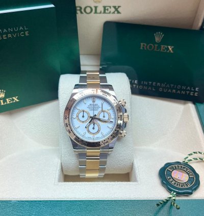 Rolex Daytona 2025 New Daytona Yellow Gold Two Tone White
