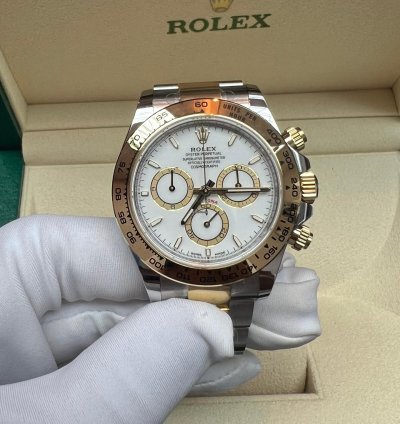 Rolex Daytona 2025 New Daytona Yellow Gold Two Tone White