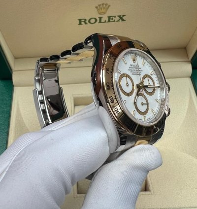 Rolex Daytona 2025 New Daytona Yellow Gold Two Tone White