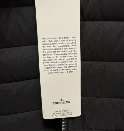 Stone Island Loom Woven Down Chambers Vest