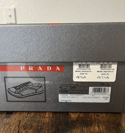 Prada Calzature Low Top Sneaker