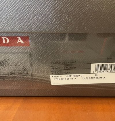 Prada Calzature Mens Runner Trainers White