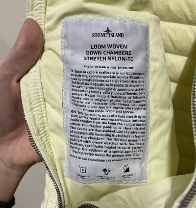Stone Island Loom Woven Down Vest 900