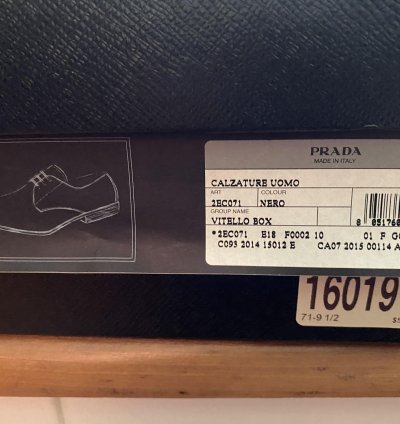 Prada Calzature Uomo 2ec071 Dress Shoes