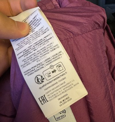 Stone Island Loom-wooven Chambers -nylon Down-tc Purple