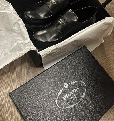 Prada Chocolate Loafers New Us11 Retail 1200
