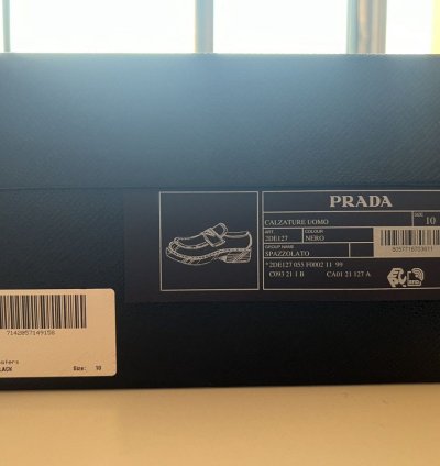 Prada Chocolate Loafers New Us11 Retail 1200