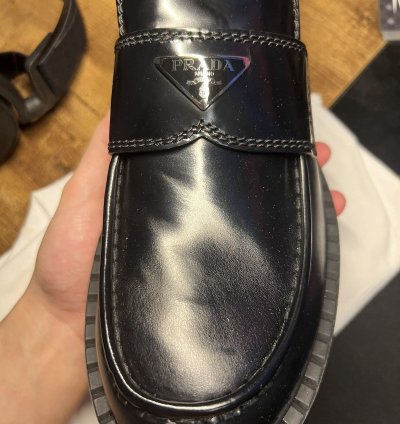 Prada Chocolate Loafers New Us11 Retail 1200