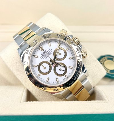 Rolex Daytona 116503 White Dial Unworn Full Set Gold