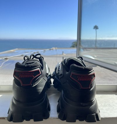Prada Cloud Burst Thunder Technical Fabric Sneakers