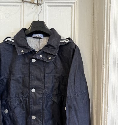 Stone Island Marina Wax Linen Jacket