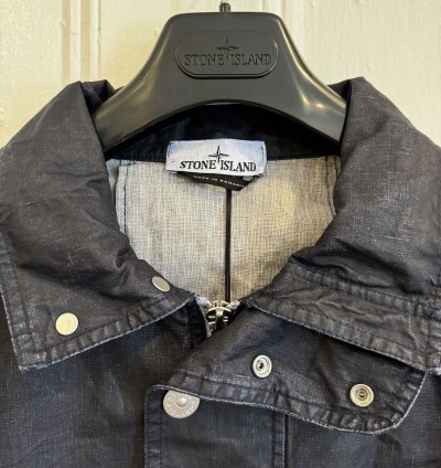 Stone Island Marina Wax Linen Jacket