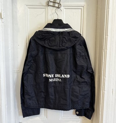 Stone Island Marina Wax Linen Jacket