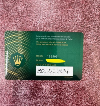 Rolex Daytona 126503 Champagne Dial 2024
