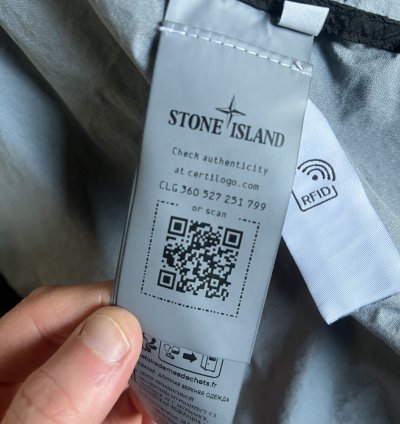 Stone Island Membrana 3l Light Jacket Black Crinkled Coat