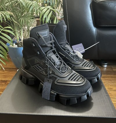 Prada Cloudbust Thunder Black Hi-top