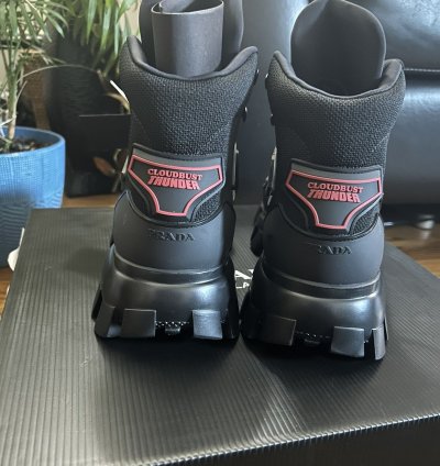 Prada Cloudbust Thunder Black Hi-top