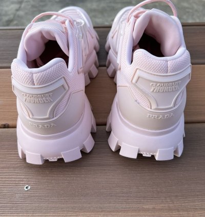 Prada Cloudbust Thunder Pink Sneakers Size 10 5