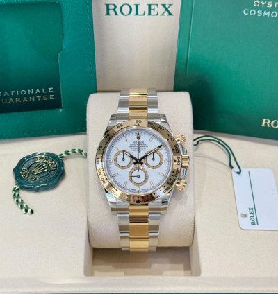 Rolex Daytona 126503 White Dial Stainless Steel Yellow Gold 2025