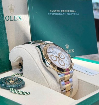 Rolex Daytona 126503 White Dial Stainless Steel Yellow Gold 2025