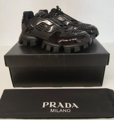 Prada Cloudbust Thunder Sequin Low-top Limited Edition