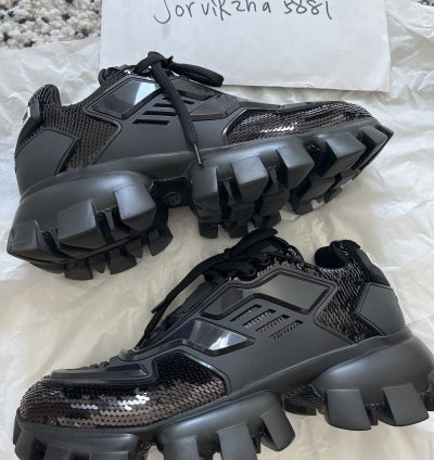 Prada Cloudbust Thunder Sequin Sneakers