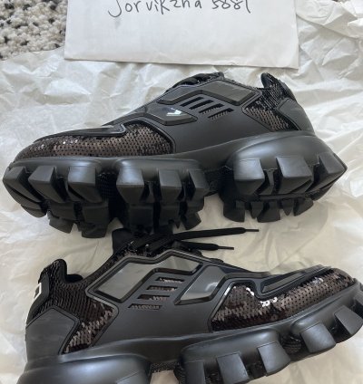 Prada Cloudbust Thunder Sequin Sneakers