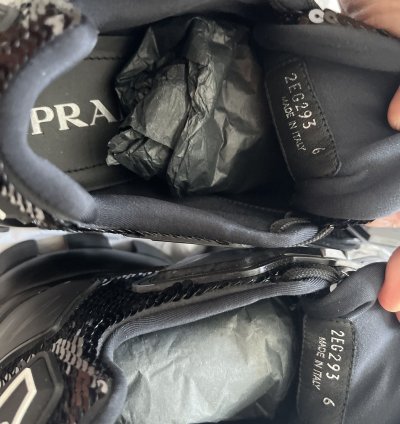 Prada Cloudbust Thunder Sequin Sneakers