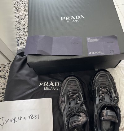 Prada Cloudbust Thunder Sequin Sneakers