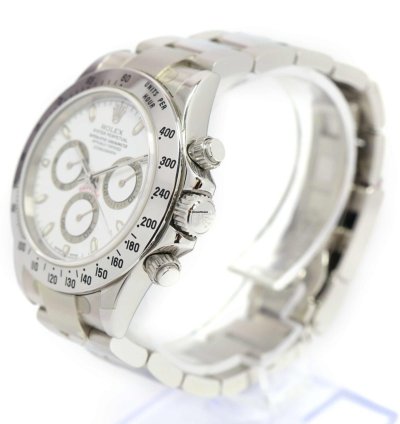 Rolex Daytona 2004 Lnib Rolex Daytona 116520 40mm White Dial Box Papers Stickersdaytona
