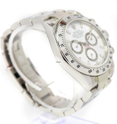 Rolex Daytona 2004 Lnib Rolex Daytona 116520 40mm White Dial Box Papers Stickersdaytona