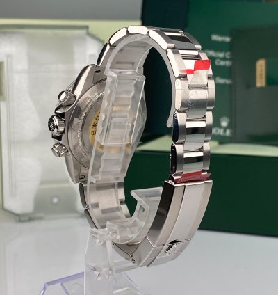 Rolex Daytona 2009 Rolex Daytona 116520 New Old Stock Black Dial Full Stickers Nos Large Buckle Complete