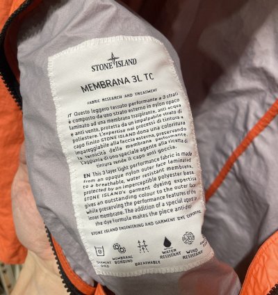 Stone Island Membrana Tc Windbreaker 1000