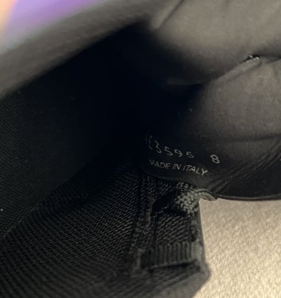 Prada Collision Cross Sneakers In Black Violet