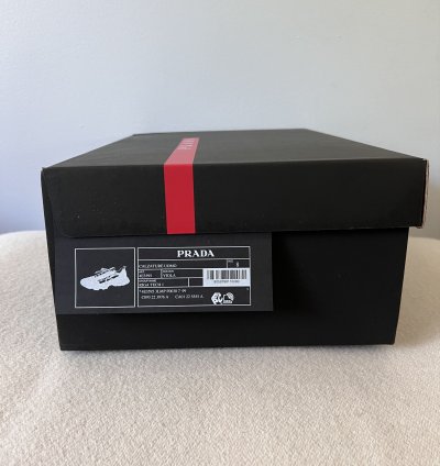 Prada Collision Cross Sneakers In Black Violet