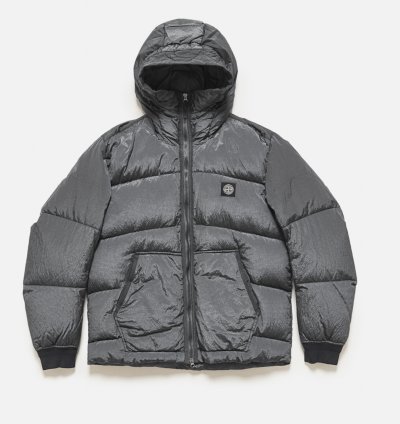 Stone Island Men Gray Nylon Metal Watro Ripstop-tc Jacket